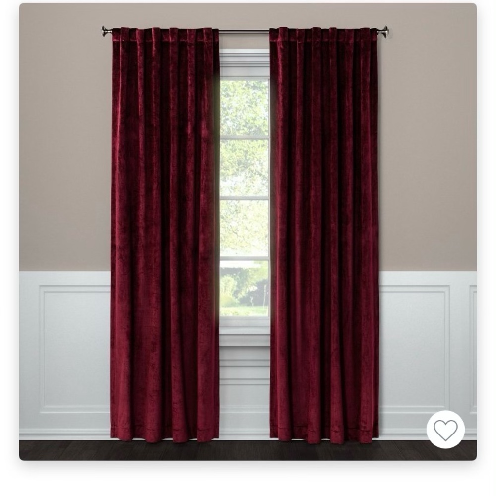 Project 62 Blackout Curtains in Velvet - Berry